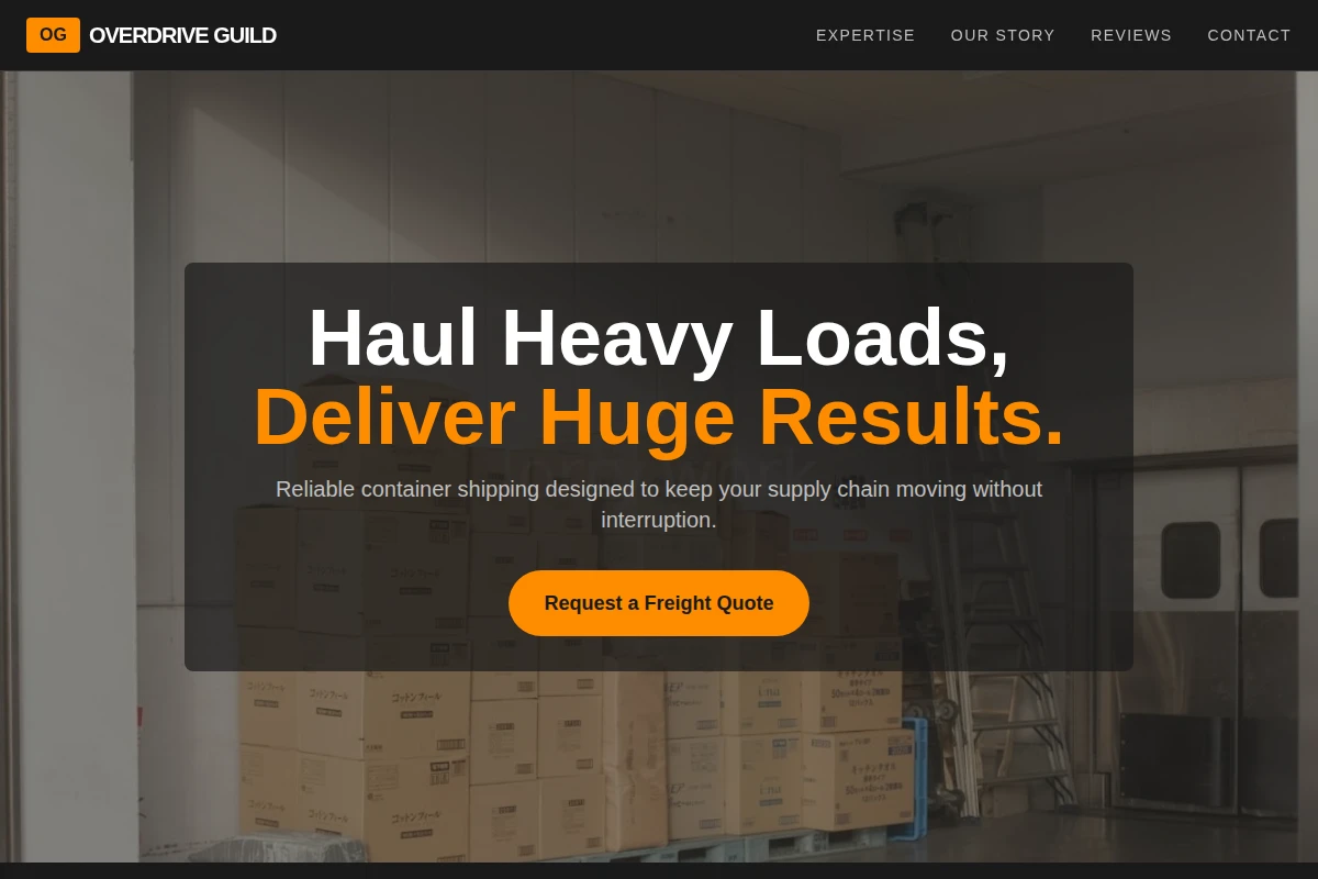 Container Freight Shipping